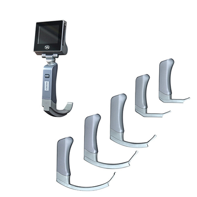 Hospital 316 Stainless Steel Video Assisted Video Laryngoscope Endoscope 12V
