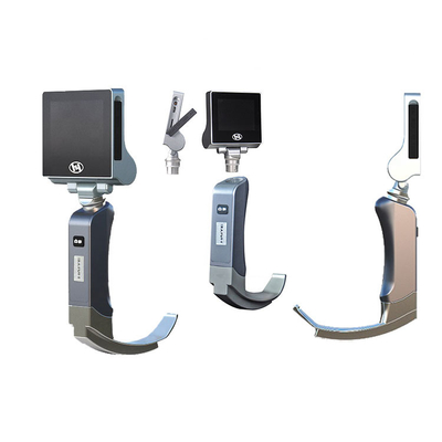 360 Degree All Sight LCD Ιατρικό άκαμπτο σετ λαρυγγοσκοπίου βίντεο Επαναφορτιζόμενη μπαταρία
