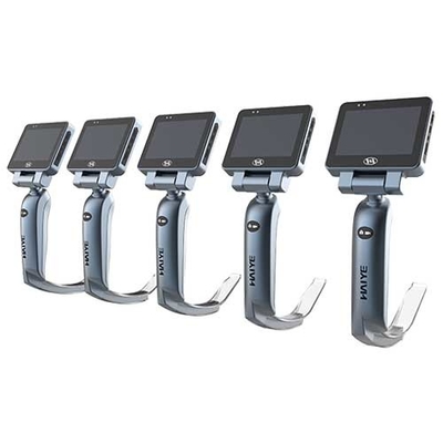 Οθόνη 3 ιντσών LCD με οθόνη βίντεο λαρυγγοσκόπιο 5+3 λεπίδες λαρυγγοσκόπιων μιας χρήσης
